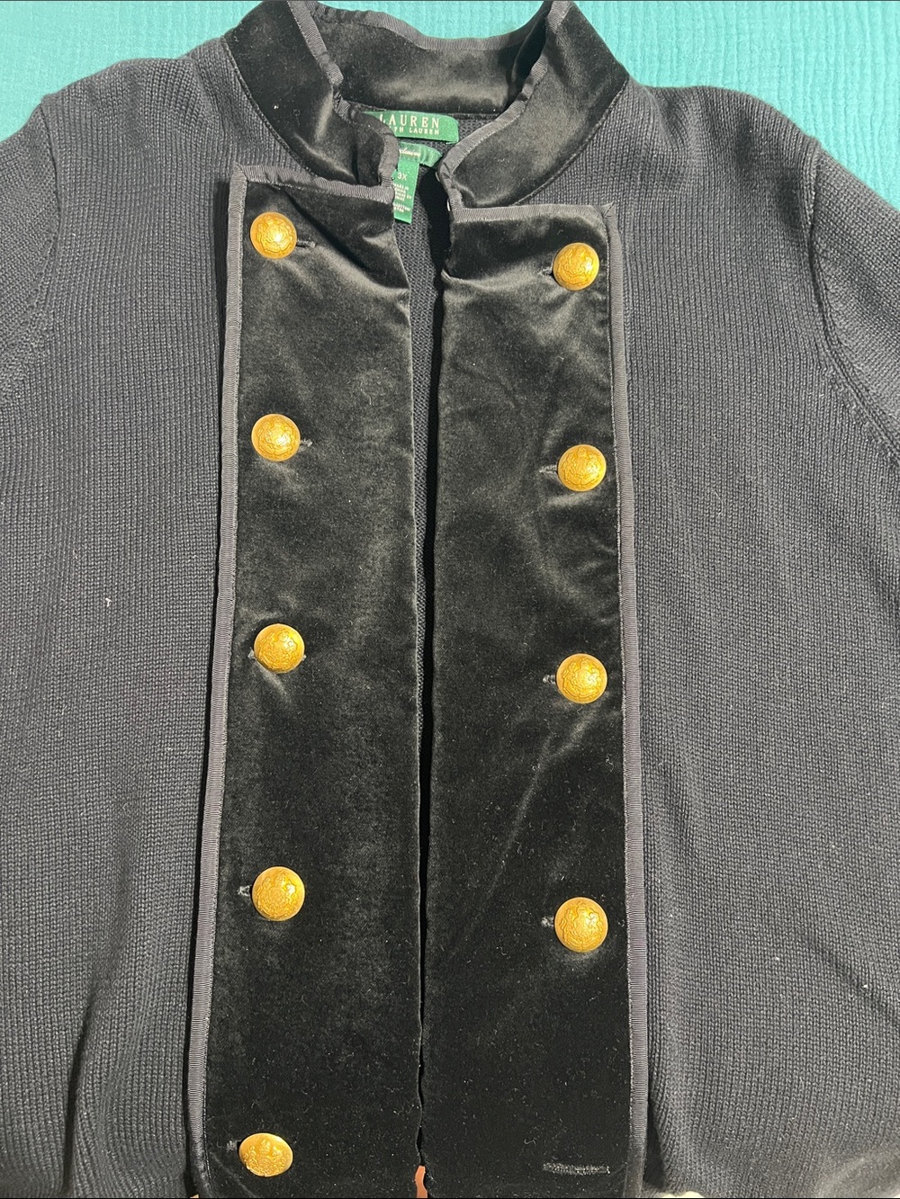 NWT! Lauren Ralph Lauren Military Sweater Jacket